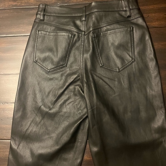 INC Black Leather Pants - Picture 3 of 3